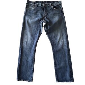 Polo Ralph Lauren Mens Straight Classic Jeans 38x32 Blue Denim Mid Rise Y2K